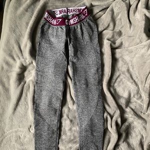 Grey and maroon XS gymshark legging